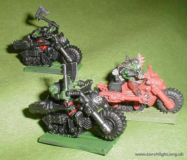 40k Ork Nob Bike Mob