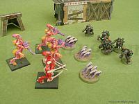 40k Tyranid Warriors Ork Hard Boyz