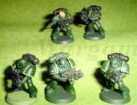 40k Dark Angel Space Marine Squad 1