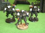 Warhammer 40k Tau Shas'vre Body guard in Battle Suits