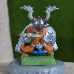 Warhammer Fantasy Dwalf Warden King on Grudge Stone