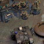 Game of Warhammer 40000 in play